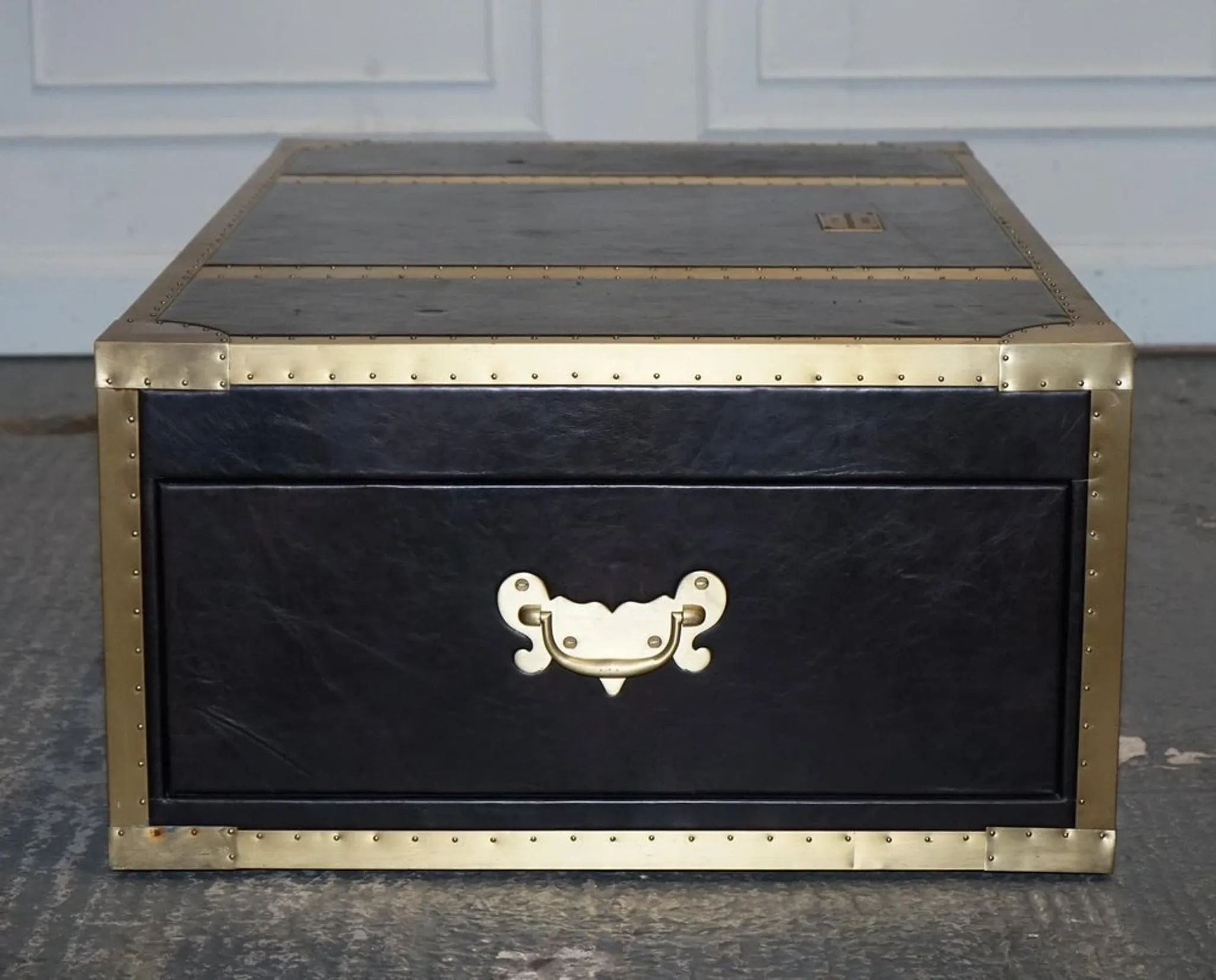 Cumberland Coffee Table with Red Velvet Lining by Timothy Oulton