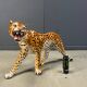 Large Italian ceramic leopard statue, 1960s