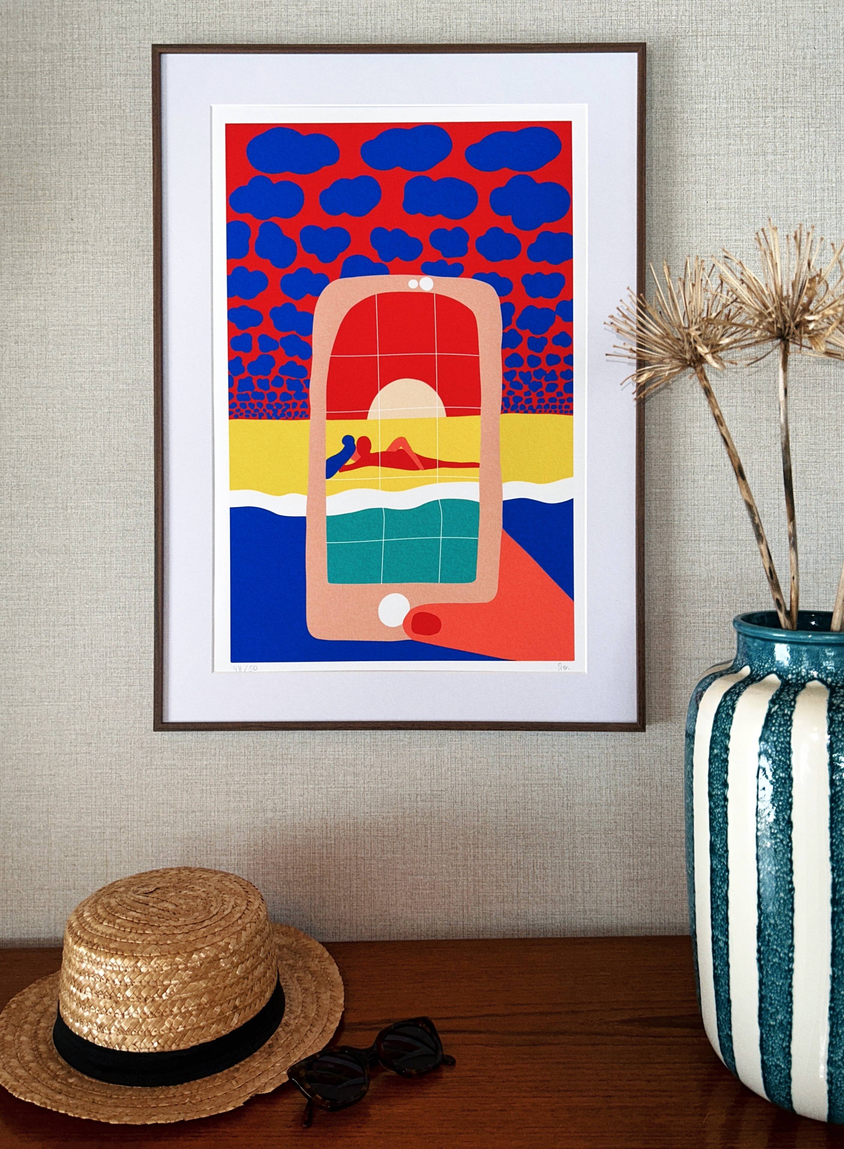 Art illustration numbered and signed by the artist