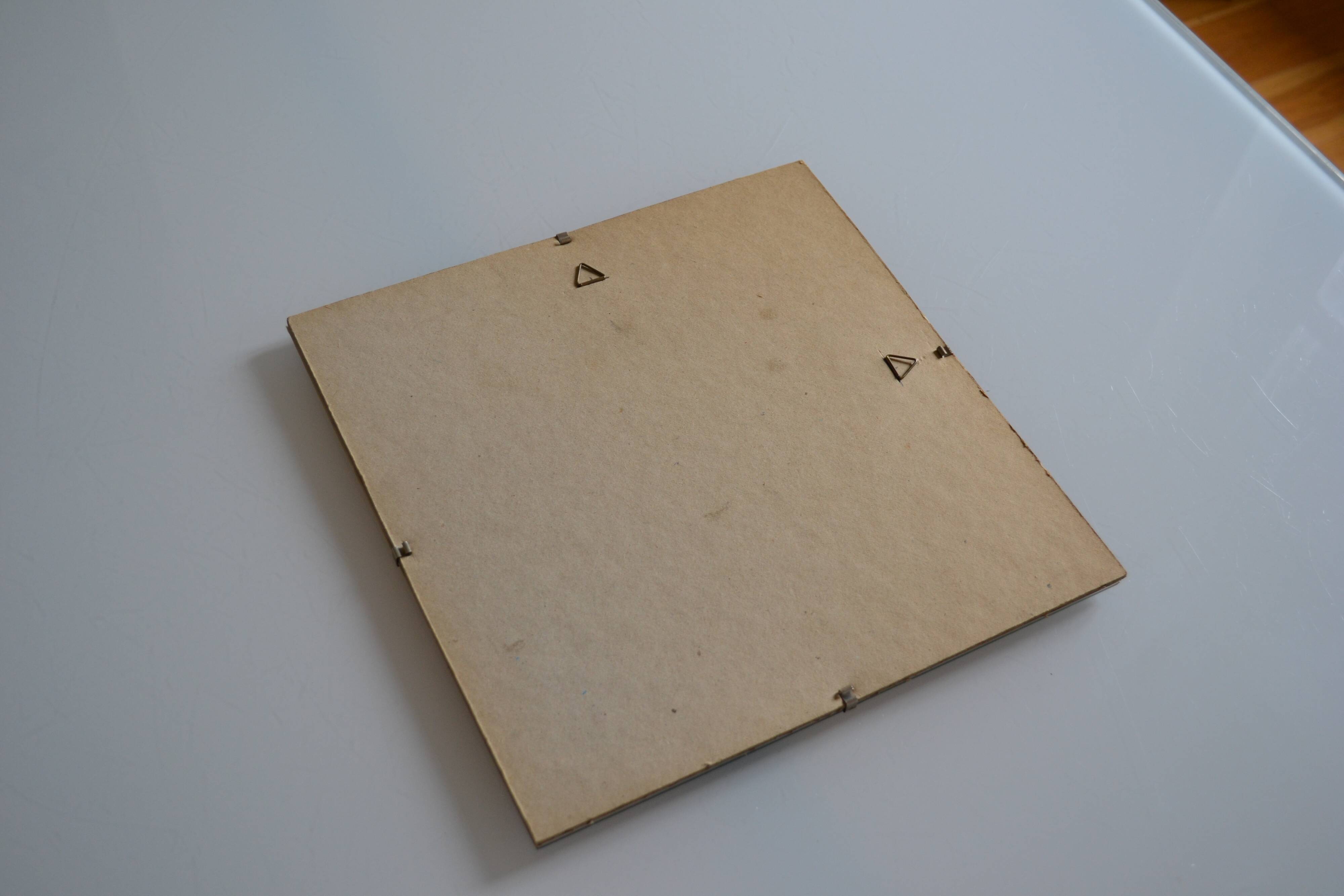 Vintage serigraph by Victor Vasarely, framed and under glass, 27 x 27 cm.