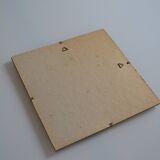 Vintage serigraph by Victor Vasarely, framed and under glass, 27 x 27 cm.