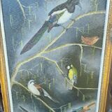 Ancient painting birds