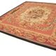 Handmade European Vintage Aubusson Kilim 303 cm x 331 cm