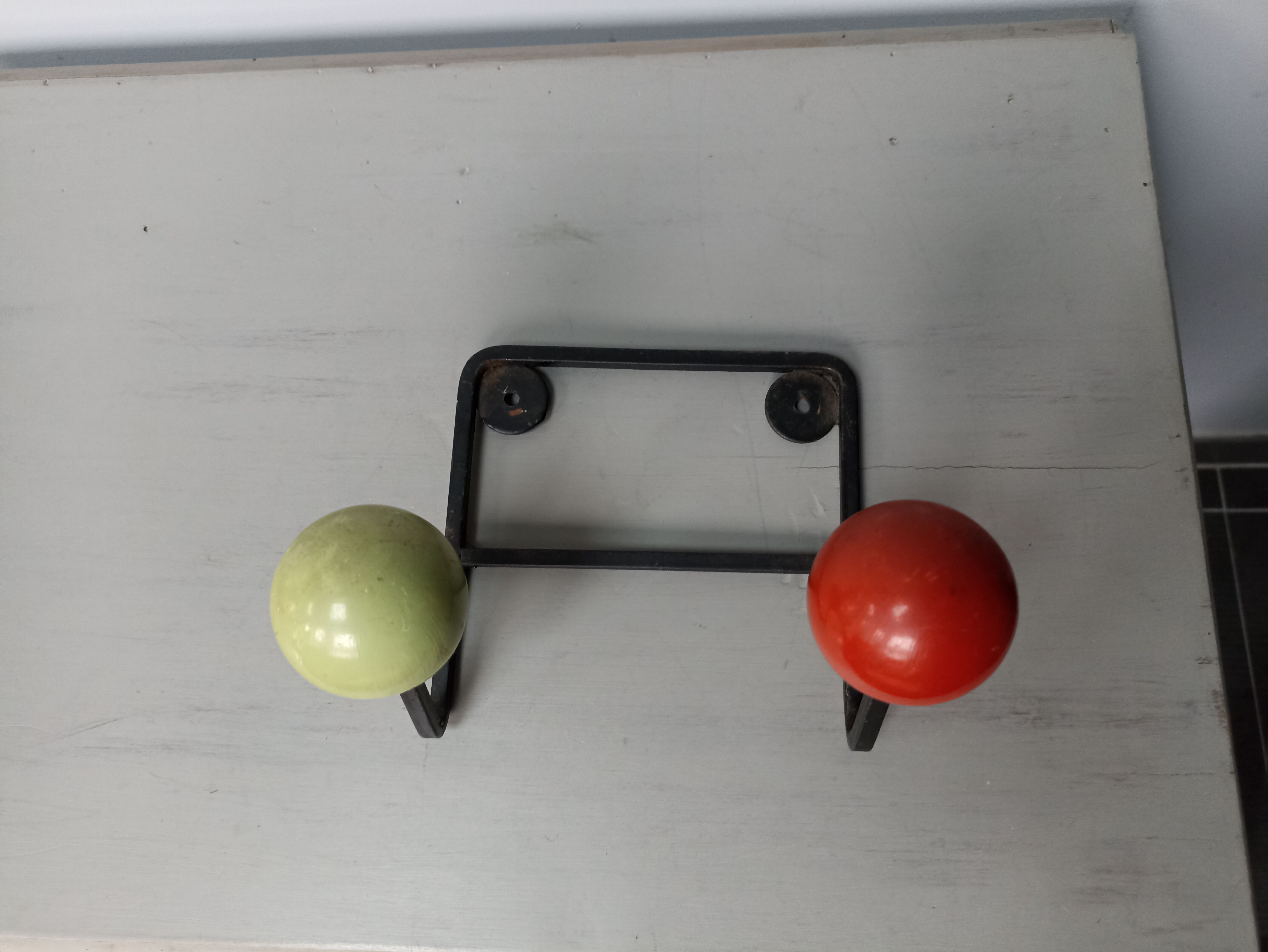 Vintage wall coat rack