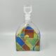1970s Stunning Decanter or Decorative Bottle by Luigi Bormioli. Made in Ita