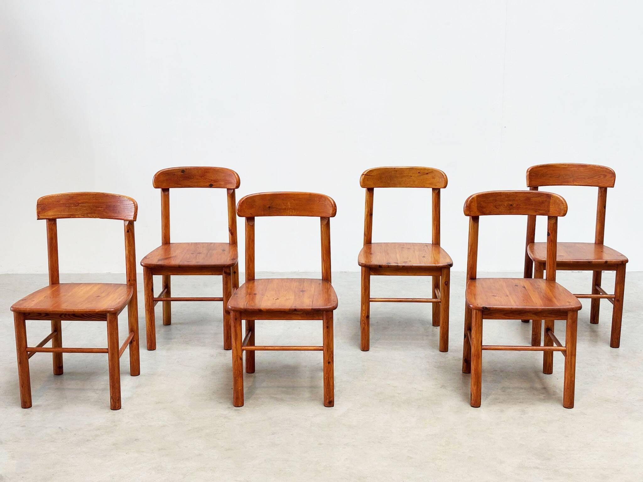 Ensemble de six chaises de salle à manger par Rainer Daumiller
