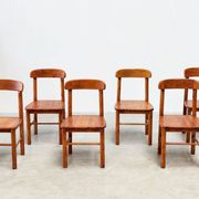 Ensemble de six chaises de salle à manger par Rainer Daumiller