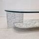 Italian Marble and Glass Coffee Table, 1980's