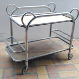 Old rolling service table-bar