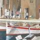 Le port d’ajaccio,gouache d’antoine romi