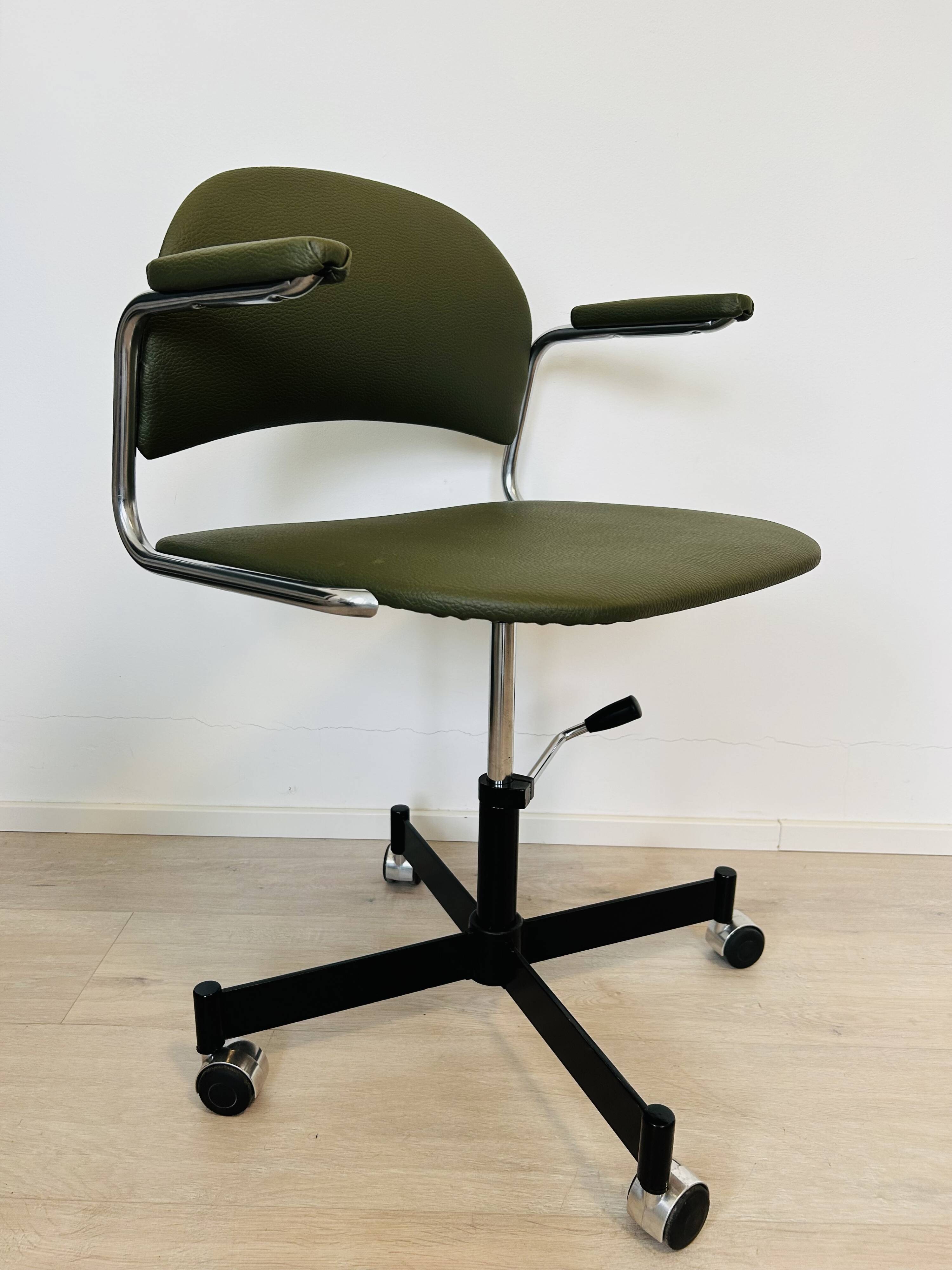 Vintage Fern Grey Office Chair by Kovona from Czechoslovakia 1970’s