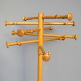 Scandinavian wooden coat rack by Nanna Ditzel
