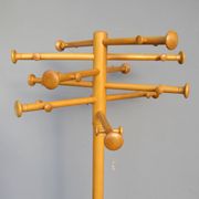 Scandinavian wooden coat rack by Nanna Ditzel