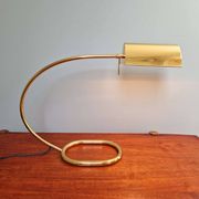Grande lampe de bureau en laiton, Cosack Leuchten, 1970