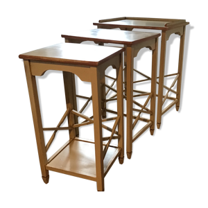 Lot de 3 tables gigognes