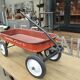 Former US 1950 metal toy trailer