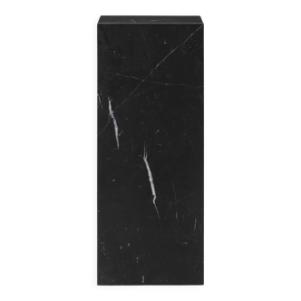 Black marble column