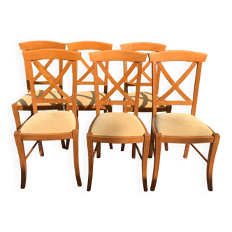 6 Louis Philippe style chairs