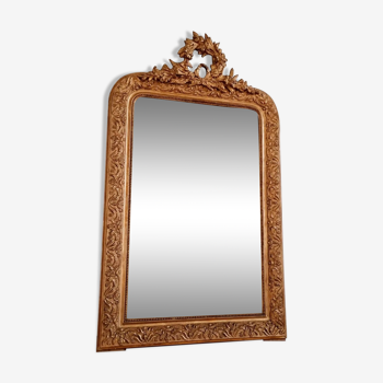 Miroir ancien Louis Philippe 115x68cm