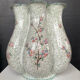 Large Italian polylobed vase by Volpi Deruta from the 1960s-70s.