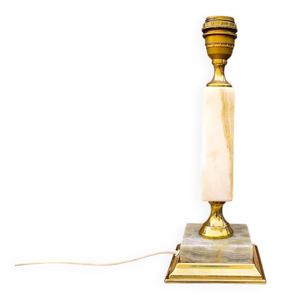 Pied de lampe vintage - onyx