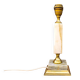 Vintage lamp base in onyx and gilded brass