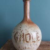 Alcohol carafe, Puisaye stoneware, Jean-Pierre Prud'homme