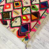 Handmade Moroccan Berber carpet 253 x 146 CM