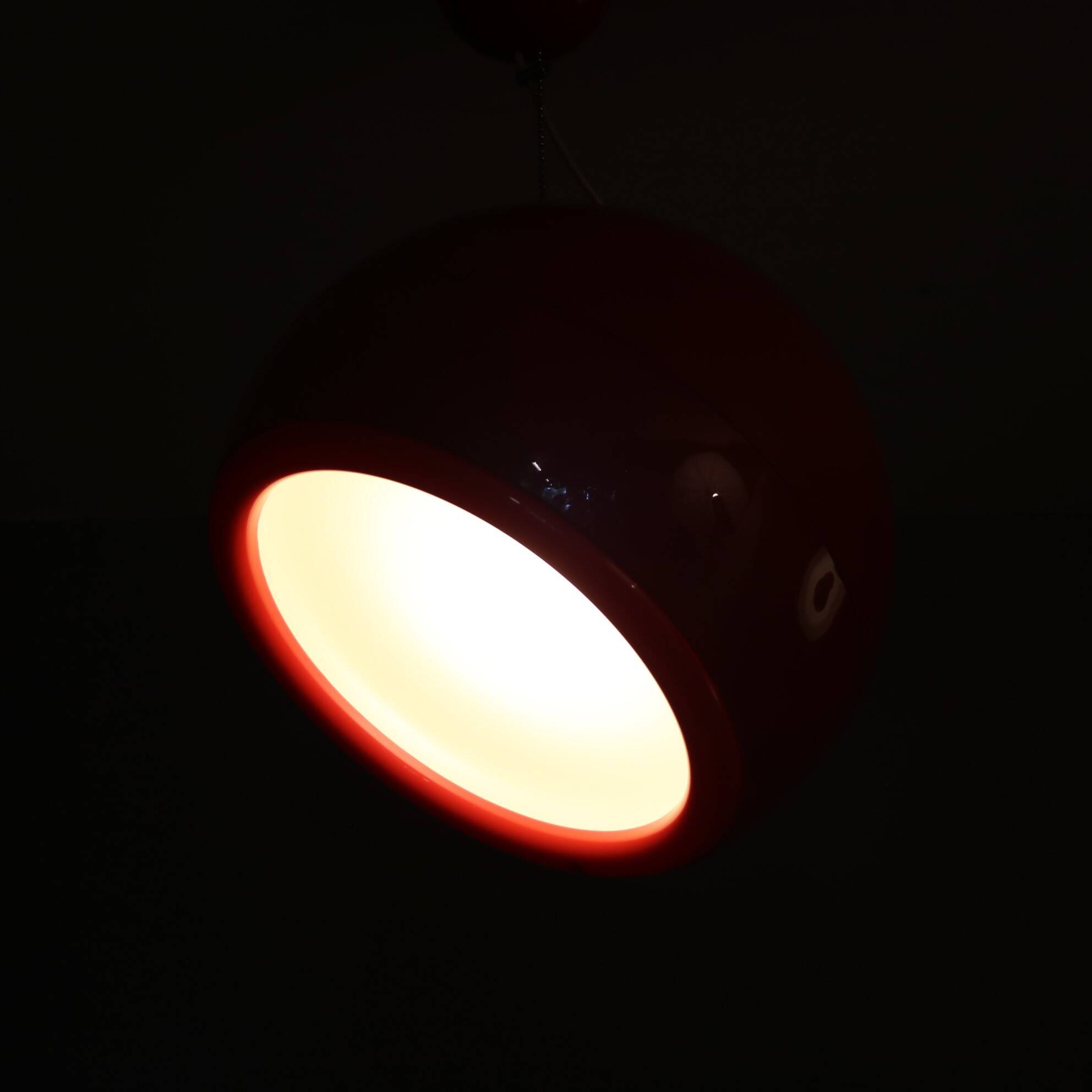 1960s “Pallade” hanging lamp by Studio Tetrarch for Artemide, Italy