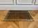 Gold metal bamboo tray, 1970s