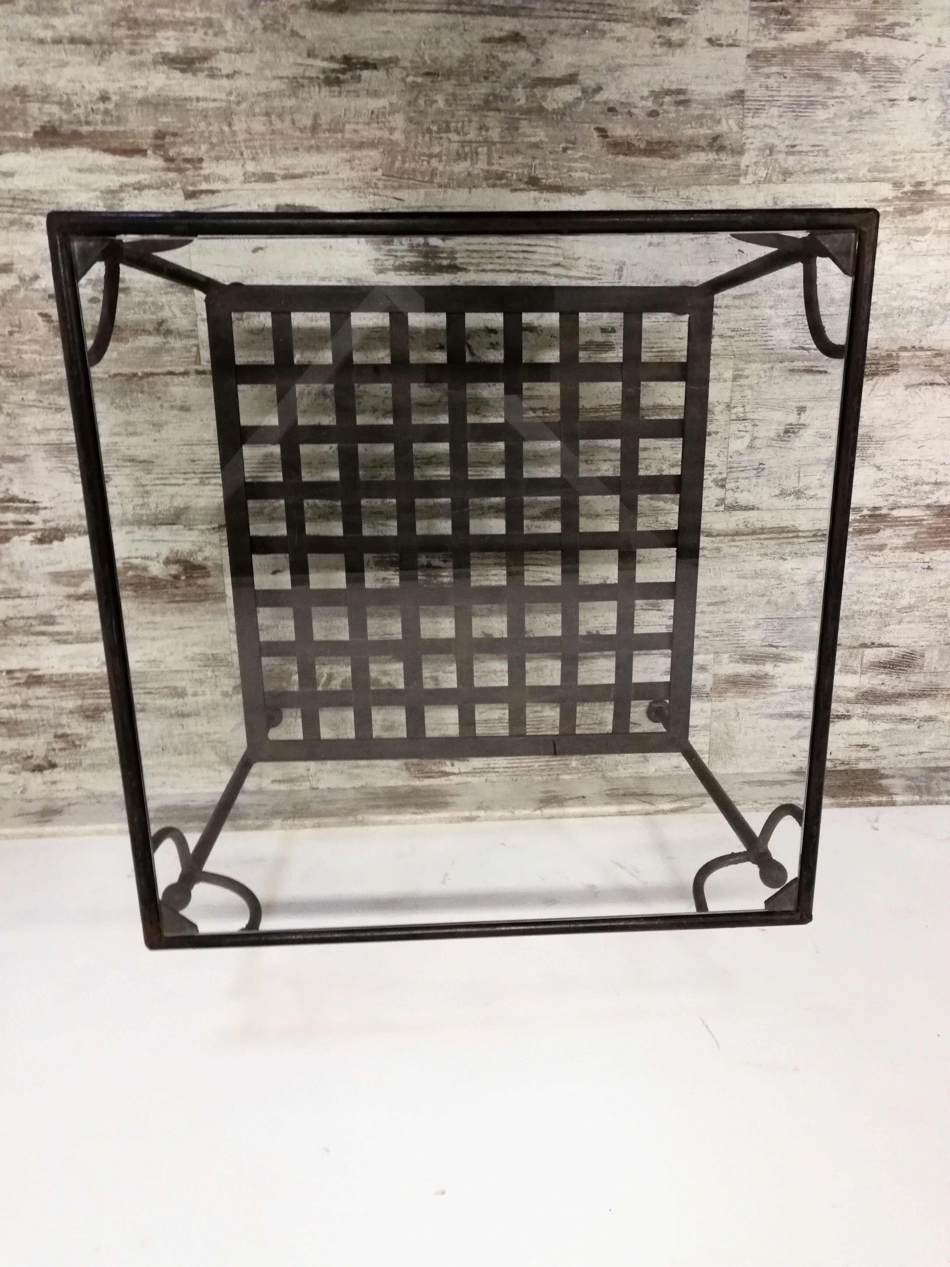 Wrought-iron coffee table