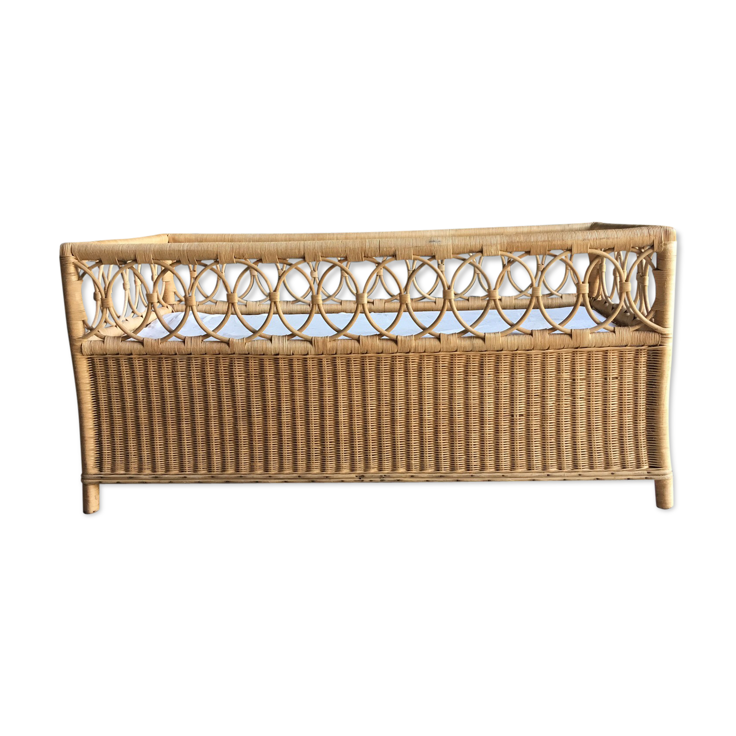 Bed rattan twist "octave"