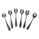 6 silver-plated oyster forks Joseph Buisson Orbrille