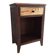 Vintage Bedside Table Compass Legs