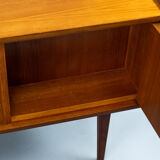 Freestanding vintage teak desk 1960s