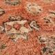 Peach Vintage Moroccan Rug 180 x 305 cm, Berber Wool Rug, Handmade Boho Rug