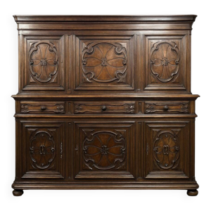 Important buffet style - noyer