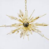 Grand Sputnik chandelier Metropolitan Opera in crystal and brass J.L. Lobmeyr