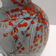 Handcrafted  and Hand-painted Multicolored Ceramic Vase by Fanciullacci, It