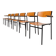 6 chaises empilables par Gijs van der Sluis, 1970