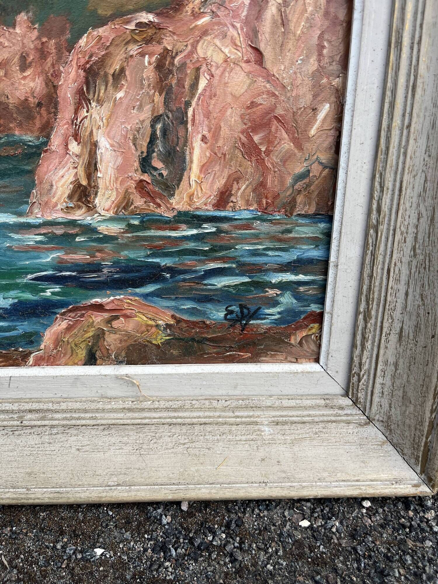 Old Table Oil - Le Cap Roux (Estérel) by Eliette Debru-Viguier -