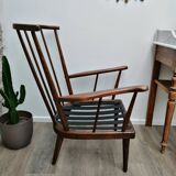 Baumann reupholstered fan chair