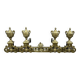 Exceptional Louis XVI Style Bronze Andirons, 19th Century