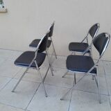 4 vintage folding chairs CIVIC