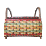 Rattan and scoubidou chest