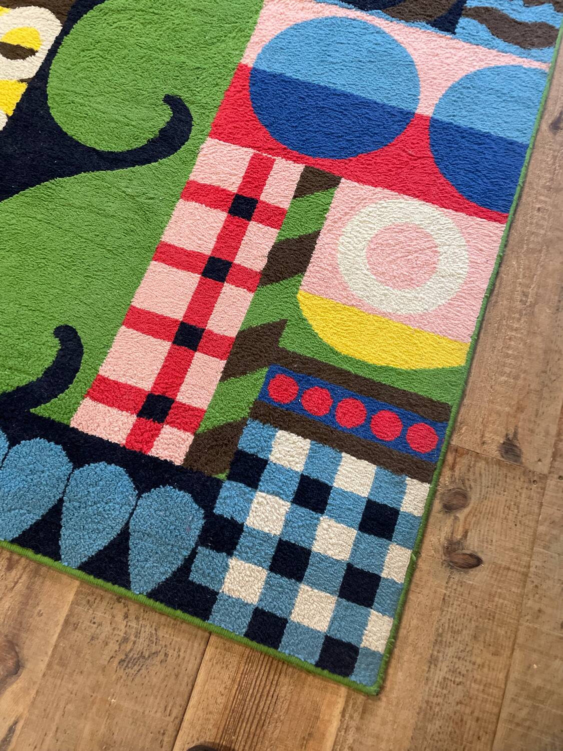 Modernist wool rug