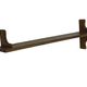 Vintage wooden wall shelve rack bookshelf in oak wood minimalist