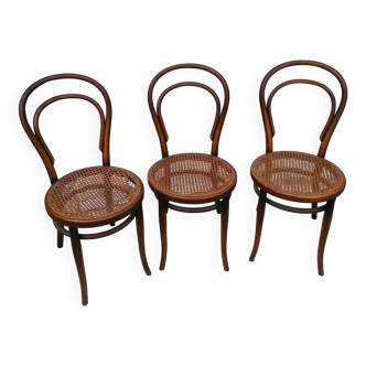 7 Chairs Marche Gebrüder Thonet and Wackerlin & C. original model no. 18
