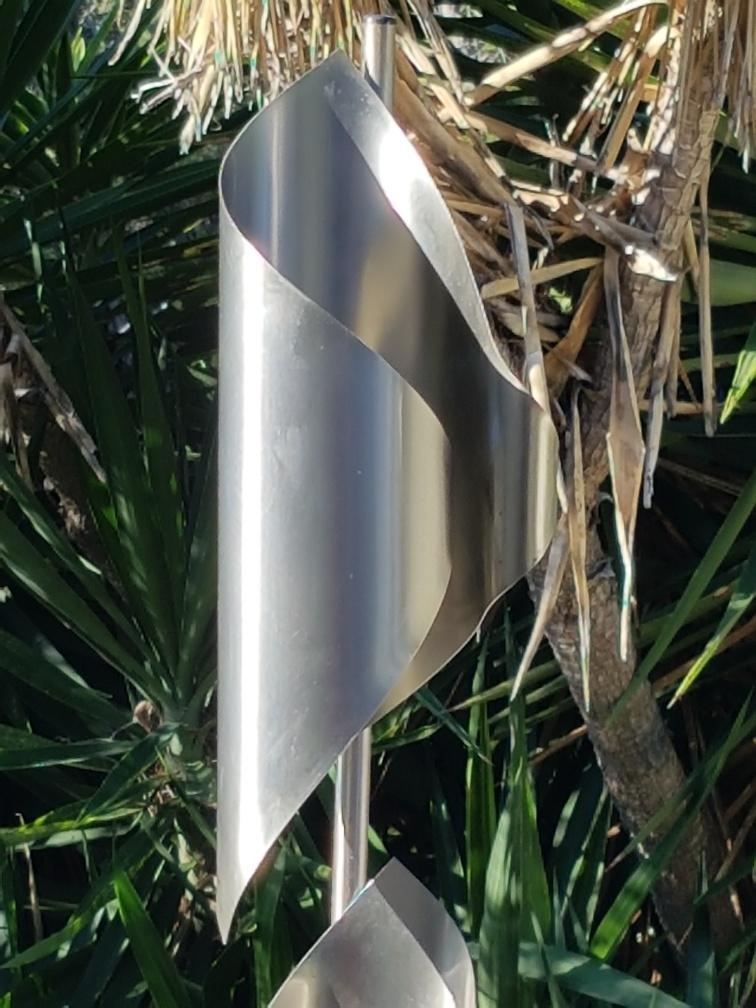 70s design stainless lamp