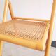 Trio of cannate chairs